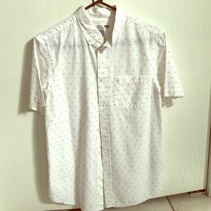 short sleeve button down mens shirt